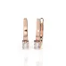 Solitaire Earrings with English Lock 102-10022(3.0)