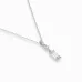 Solitaire Necklace 104-10071/3(0.30)BAQ