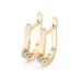 Solitaire Earrings with English Lock 102-10046(2.7)