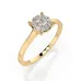 Solitaire Eternity Ring 101-10017/1(2.5)