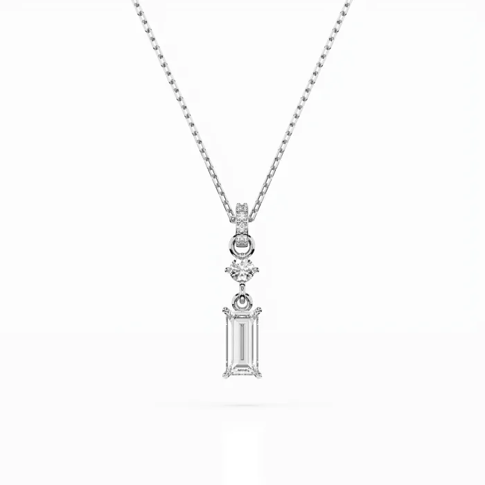 Solitaire Necklace 104-10071/3(0.30)BAQ