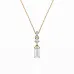 Solitaire Necklace 104-10071/3(0.30)BAQ