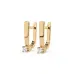 Solitaire Earrings with English Lock 102-10036(2.7)