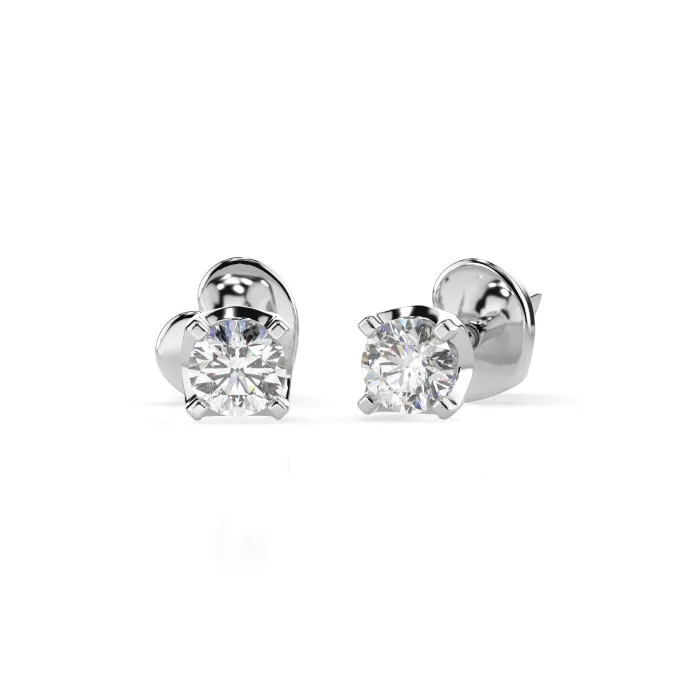 Solitaire Butterfly Earrings 102-10020(3.0)