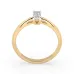Solitaire Ring 101-10190(0.30)BAQ