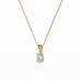 Solitaire Necklace 104-10069(0.30)OV