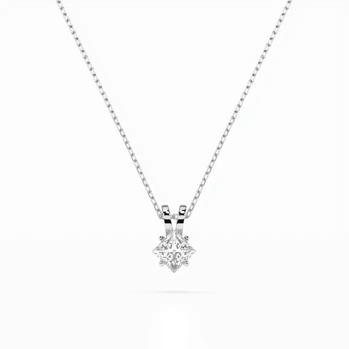 Solitaire Necklace 104-10070(0.30)PR