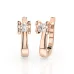 Solitaire Earrings with English Lock 102-10013(3.0)