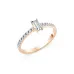 Solitaire Eternity Ring 101-10191(0.30)BAQ