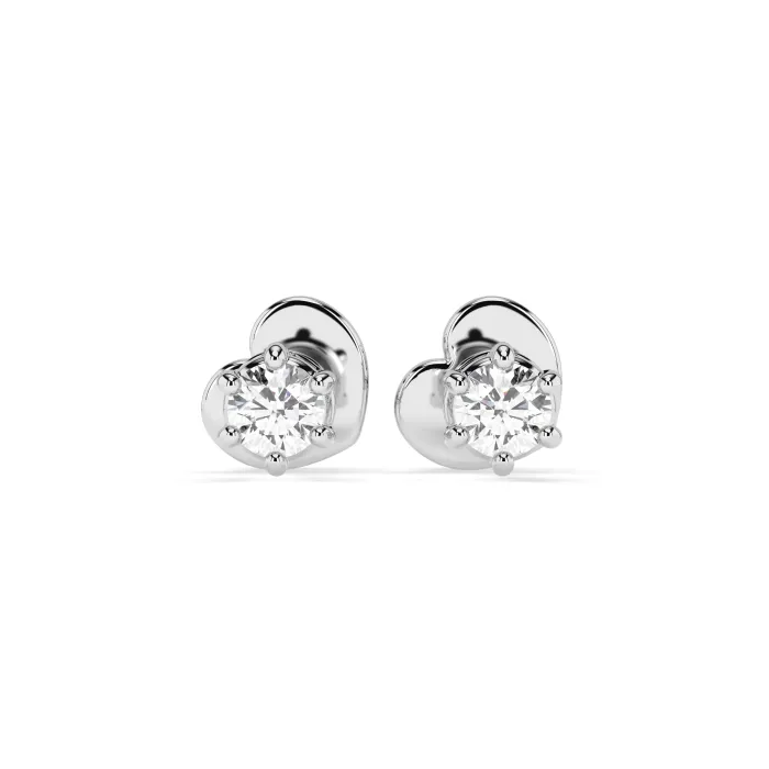 Solitaire Butterfly Earrings 102-10027(2.5)