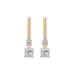 Solitaire Eternity Earrings 102-10143(0.40)PR
