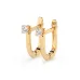Solitaire Earrings with English Lock 102-10089(3.0)