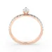 Solitaire Eternity Ring 101-10181/4(0.10)MARQUISE