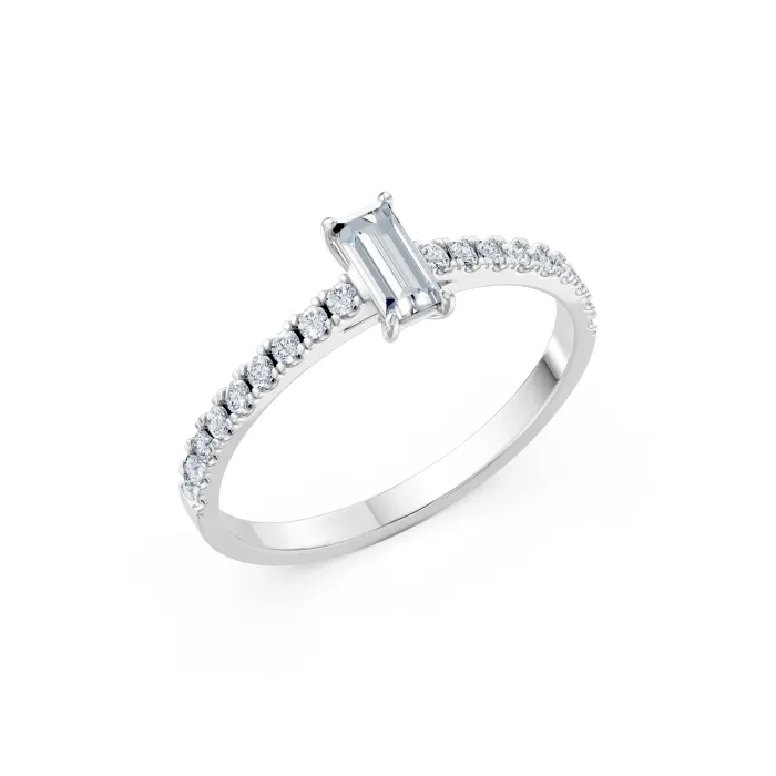 Solitaire Eternity Ring 101-10191(0.30)BAQ