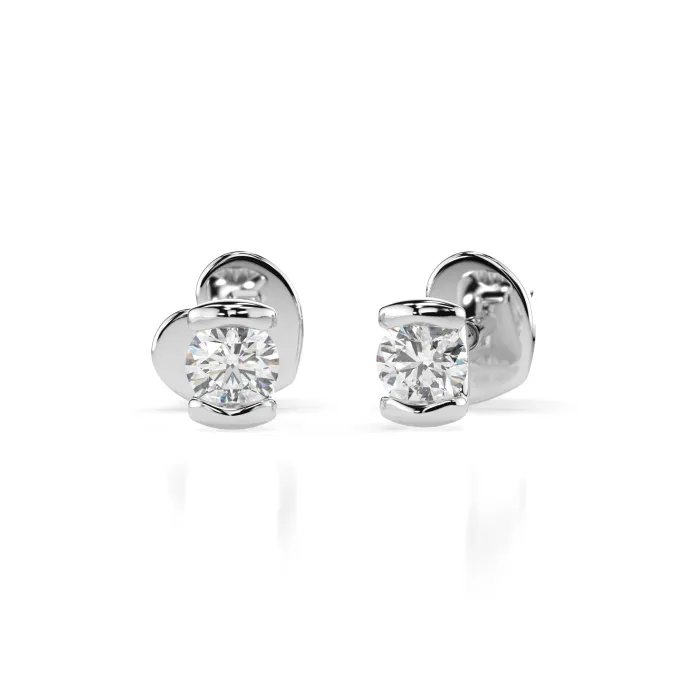 Solitaire Butterfly Earrings 102-10016(2.5)