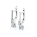 Solitaire Eternity Earrings 102-10143(0.30)PR