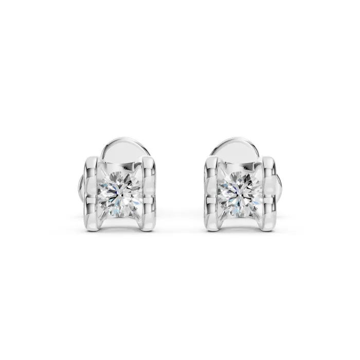 Solitaire Butterfly Earrings 102-10013/2(3.0)