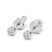 Solitaire Butterfly Earrings 102-10010(2.3)