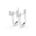 Solitaire Earrings with English Lock 102-10089(4.2)