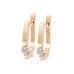 Solitaire Earrings with English Lock 102-10046(2.7)