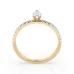 Solitaire Eternity Ring 101-10181/4(0.10)MARQUISE