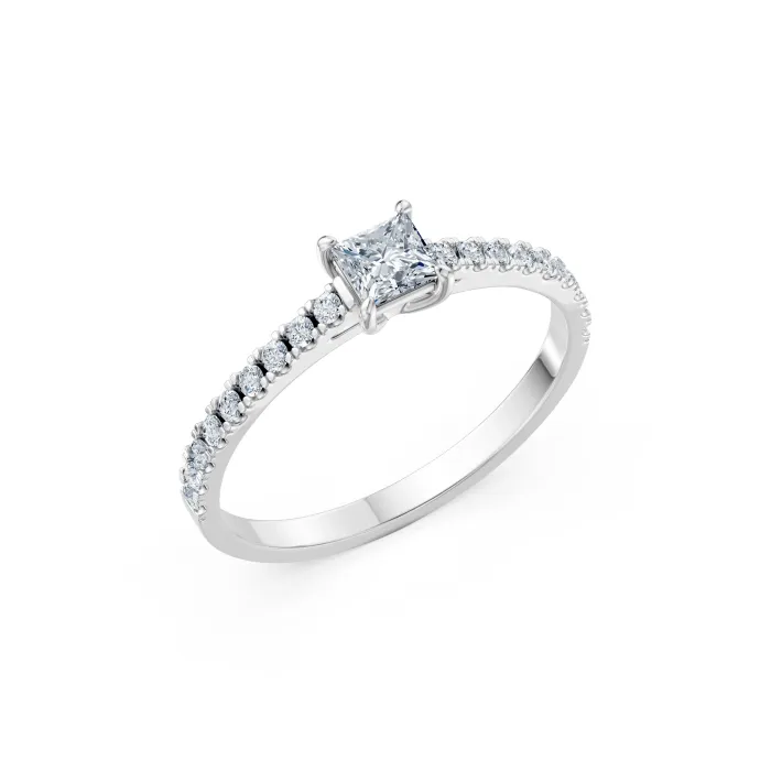 Solitaire Eternity Ring 101-10191(0.30)PR