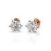 Solitaire Butterfly Earrings 102-10040/1(5.7)