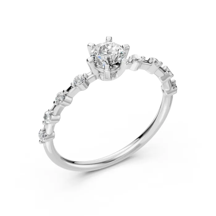 Solitaire Eternity Ring 101-10144(5.1)