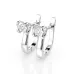 Solitaire Earrings with English Lock 102-10013(3.0)
