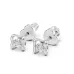 Solitaire Butterfly Earrings 102-10013/2(3.0)