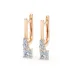 Solitaire Eternity Earrings 102-10143(0.30)PR