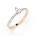 Solitaire Eternity Ring 101-10181/4(0.10)MARQUISE