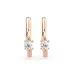 Solitaire Earrings with English Lock 102-10014(3.0)