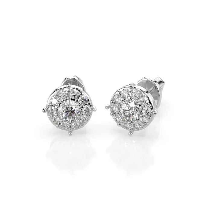 Solitaire Eternity Earrings 102-10017(2.5)