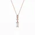 Solitaire Necklace 104-10071/3(0.30)BAQ