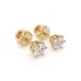Solitaire Butterfly Earrings 102-10027(4.2)