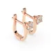 Solitaire Earrings with English Lock 102-10089(4.2)
