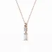 Solitaire Necklace 104-10071/1(0.30)BAQ