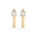 Solitaire Earrings with English Lock 102-10089(4.2)
