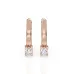 Solitaire Earrings with English Lock 102-10022(3.0)