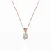 Solitaire Necklace 104-10069(0.30)OV